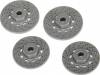 Wheel Hubs Hex w/Disc Brake Rotors (4)