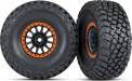 Tires & Wheels Method 101 Black w/orange Baja Kr3 (2)