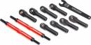 Toe Links E-Revo VXL Red 7075-T6 Aluminum (2)