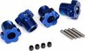 Wheel Hubs Splined 17mm Blue-Anodized (4)/4x5 GS (4)