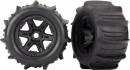 Tires & Wheels Glued (Black Carbide/Paddle) (2)