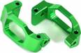 Caster Blocks (C-Hubs) 6061-T6 Aluminum Green Anodized L&R