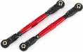 Toe Links Front Tubes Red-Anodized 7075-T6 Aluminum