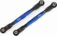 Toe Links Front Tubes Blue-Anodized 7075-T6 Aluminum (2)