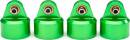 Shock Caps Aluminum Green-Anodized GT-Maxx Shocks (4)