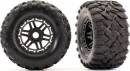 Tires & Wheels Assembled Glued Black Maxx AT-Tires (2)