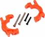 Caster Blocks (C-Hubs) Extreme Heavy Duty Orange (Left & Right)