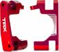 Caster Blocks 6061-T6 Alum (red) Left/Right