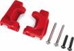 Caster Blocks (C-Hubs) Extreme Heavy Duty Red Left & Right