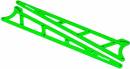 Side Plates Wheelie Bar Green (Aluminum) (2)