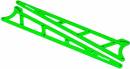 Side Plates Wheelie Bar Green (Aluminum) (2)