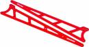 Side Plates Wheelie Bar Red (Aluminum) (2)