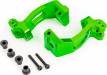 Caster Blocks (C-Hubs) 6061-T6 Aluminum (Green-Anodized) L&R