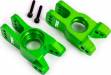 Carriers Stub Axle 6061-T6 Aluminum (Green-Anodized) L&R (2)