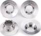 Wheel Covers Satin Chrome (4) (Fits TRX9572 Wheels)
