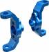 Caster Blocks 6061-T6 Aluminum (Left & Right) (Blue Anodized)