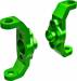 Caster Blocks 6061-T6 Aluminum (Left & Right) (Green Anodized)