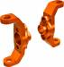 Caster Blocks 6061-T6 Aluminum (Left & Right) (Orange Anodized)