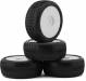 101 1/8 Buggy Non-Glued Tire Set (White) (4) (Medium)