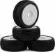 200 1/8 Buggy Non-Glued Tire Set (White) (4) (Soft - Long Wear)