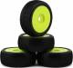 200 1/8 Buggy Non-Glued Tire Set (Yellow) (4) (Super Soft)