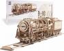 V-Express Steam Train with Tender - 538 pieces (Advanced)