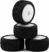 Clay Bar Pre-Mounted Clay Tires for Losi Micro-T (White) (4)