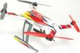 Blade 350 QX Skin Macro Red And Yellow