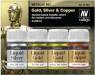 Model Color Set Liquid Gold/Silver/Copper 4pc