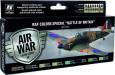 Air War Color Set RAF Battle Of Britain 8pc