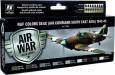 Air War Color Set RAF SEAC 1942-1945 8pc