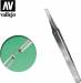 Flat Rounded Stainless Steel Tweezers (120mm)