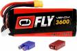 LiPo 6S 22.2V 3600mAh 50C Universal Plug 2.0 Fly