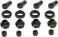 Shock End Cup Rubber Stop & Mid Collar (4) ASN