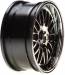 Wheel FR 54x26mm Deep Mesh Black Chrome (2) V100