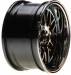 Wheel RR 54x30mm Deep Mesh Black Chrome (2) V100