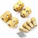 SCX24 7mm Brass heel Extensions (4)