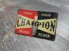 1/10 Vintage Metal Poster - Champion Spark Plugs