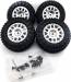 SCX24 Beadlock Wheels & Tires (4)