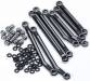 Set Of High Clearance Aluminum Links For Traxxas TRX-4M Black