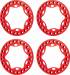 Wheel Rings 1.9 Red (4)