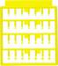 H Eyes 3 - Yellow Pink Mecha Eye Enhancement Mini Size (3)
