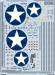 1/32 B17F US Air Corps General Stenciling & National Insignias, C
