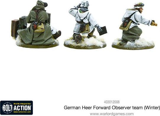 Warlord Bolt Action BNIB German Heer Forward Observer WGB-WHR-403012008 Winter 