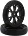LP Pre-Mounted Front Tires w/Super V Wheels (2) (Hard)