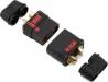 QS8 Anti-Spark Connector (Black) (1 Male / 1 Female)
