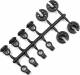 Black Composite Short Shock Parts