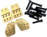 Brass Adjustable Shock Mounts (4) Axial Capra