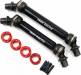 HD Steel Front & Rear Center Shaft Set Black For Axial SCX10 III