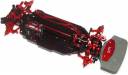 Aluminum Conversion Kit Red For Tamiya TT02 Red